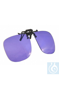 Sur-lunettes (clips) avec filtre didymium en plastique, approprié pour le travail du verre...